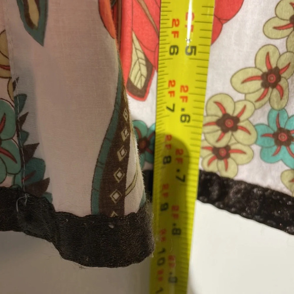 NY Collection floral flared Skirt - Picture 4 of 7